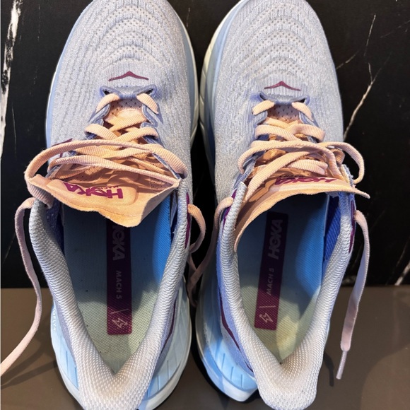 Hoka Athletic Shoes in Light Blue and Purple - Picture 6 of 6